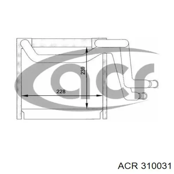  Parownik klimatyzacji Ford Transit 4