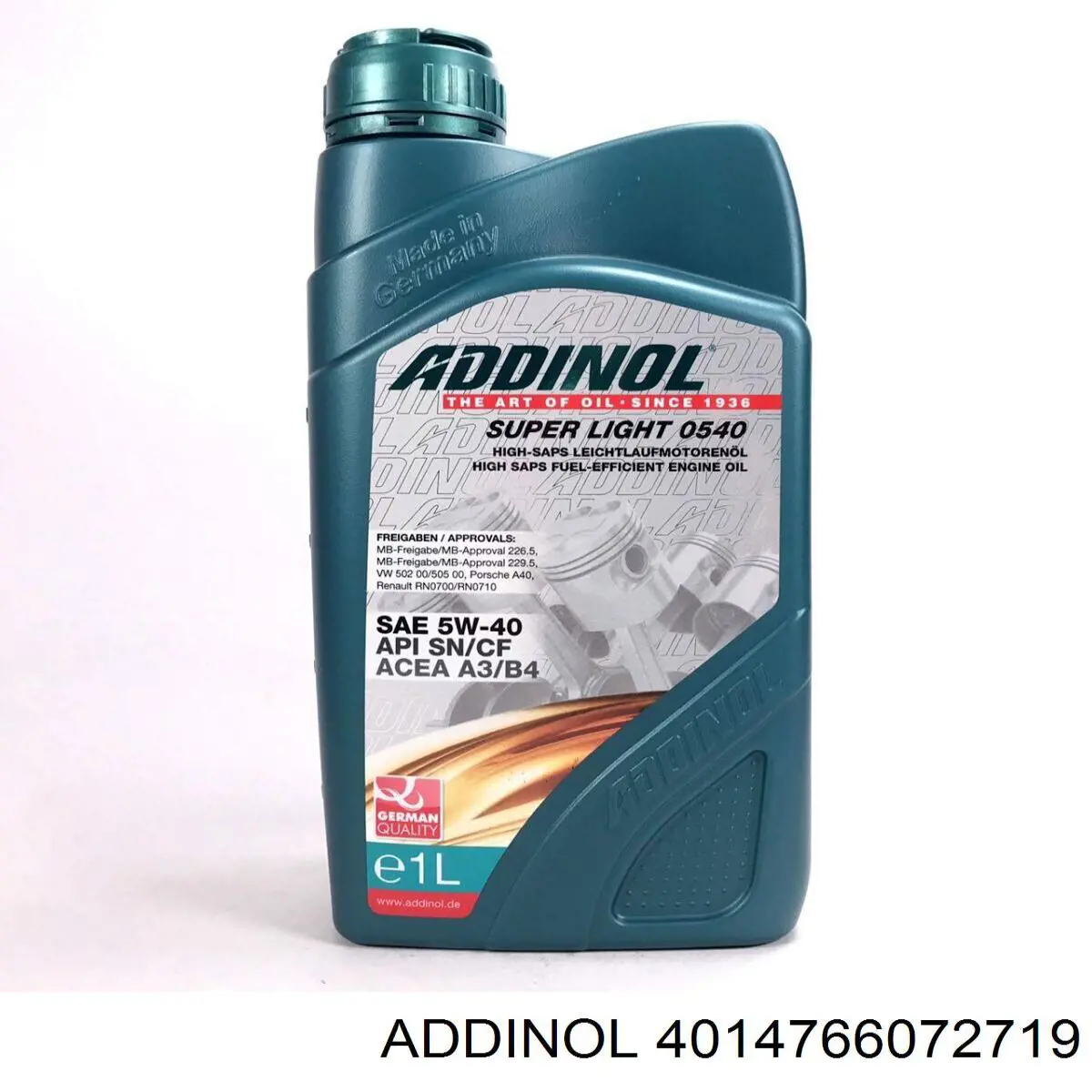 Olej do silnika 4014766072719 Addinol