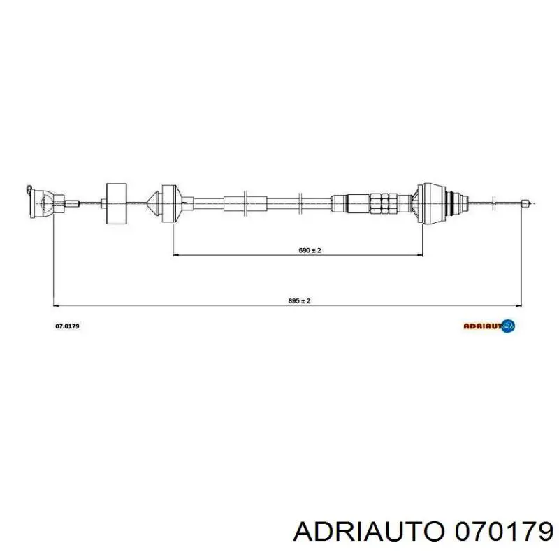 07.0179 Adriauto linka sprzęgła
