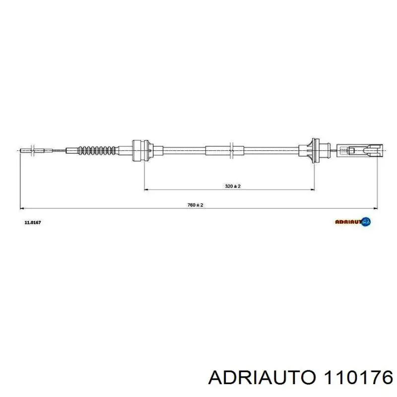 110176 Adriauto Linka sprzęgła