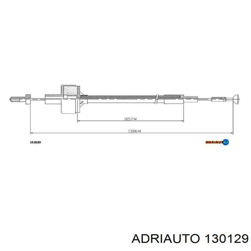 Linka sprzęgła Adriauto 130129 cena, od 11,15 USD