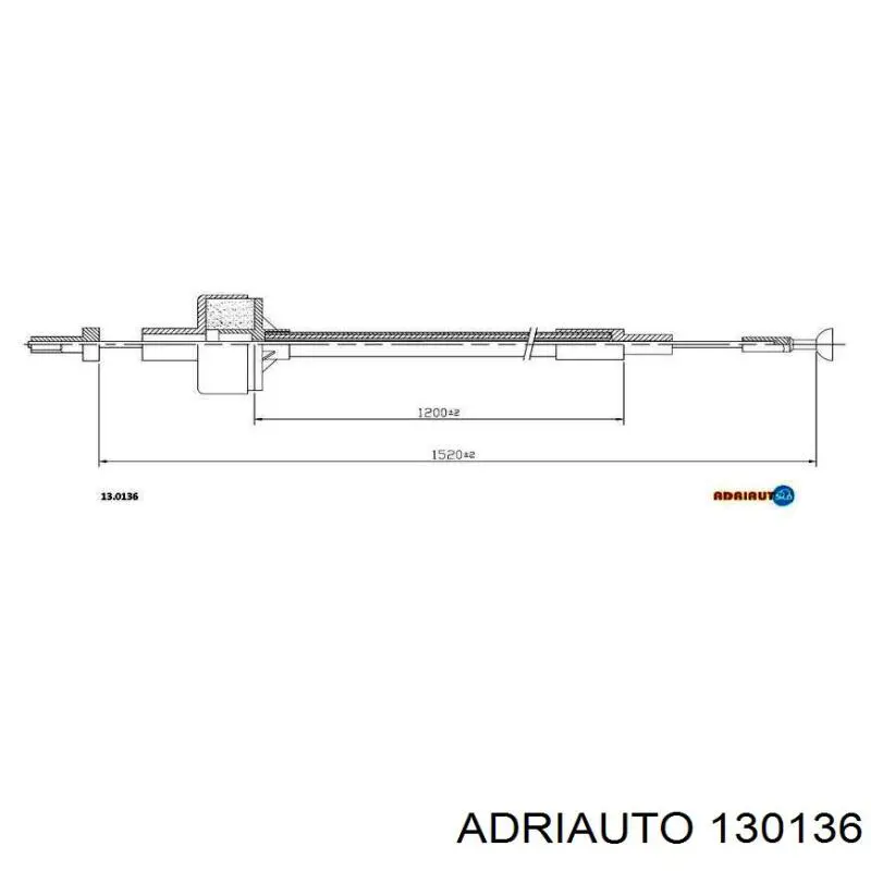 13.0136 Adriauto linka sprzęgła