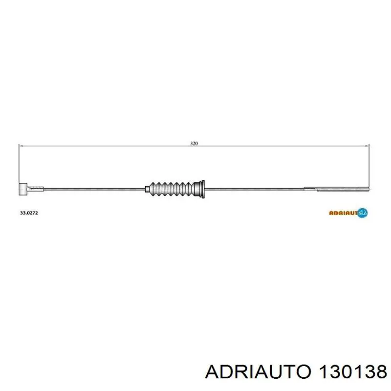 Linka sprzęgła Adriauto 130138 cena, od 12,18 USD