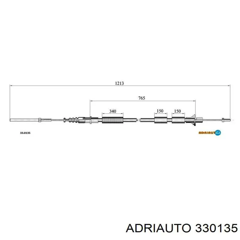 330135 Adriauto Linka sprzęgła