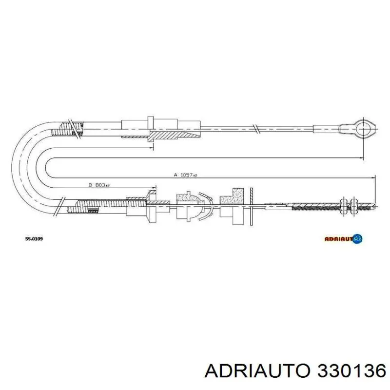 Do koszyka 330136 Adriauto Linka sprzęgła