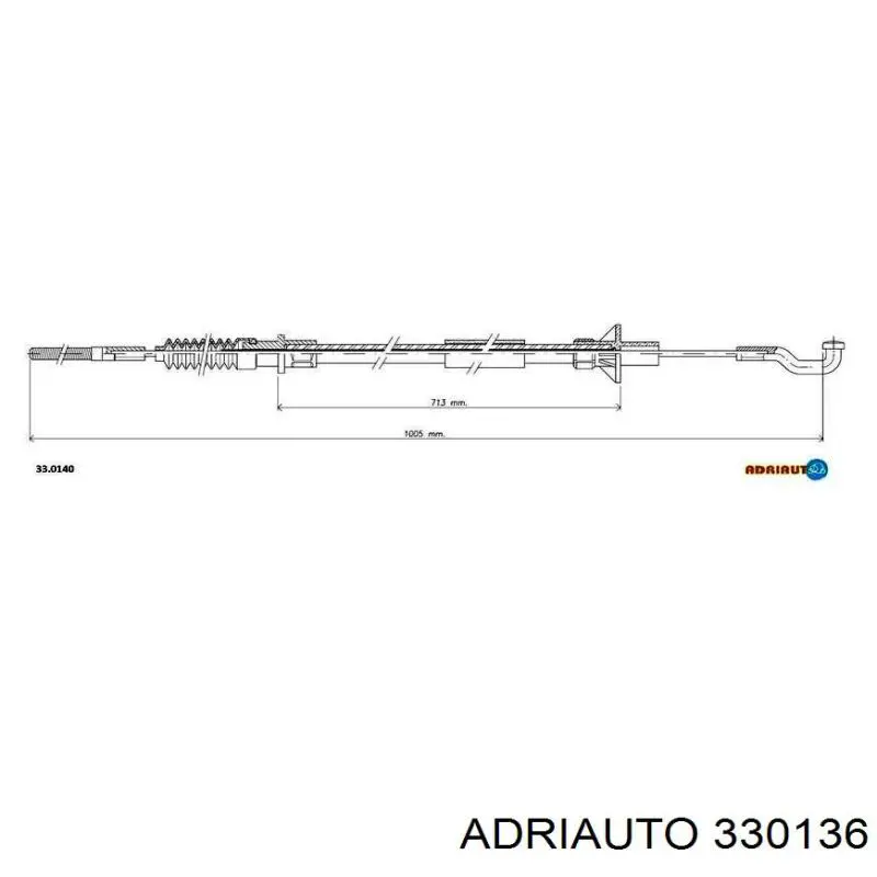 330136 Adriauto Linka sprzęgła