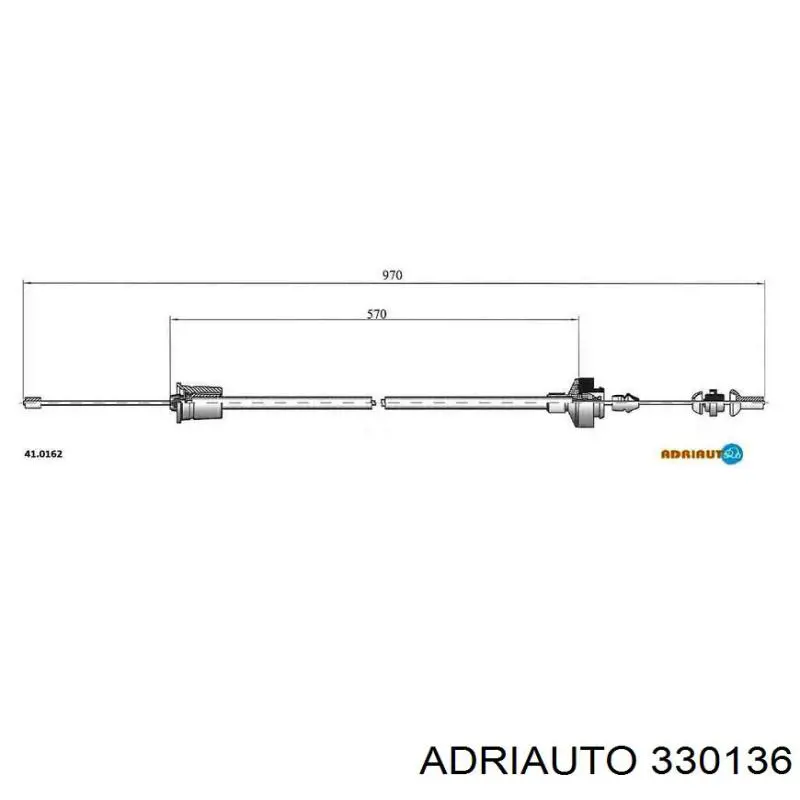 Linka sprzęgła 330136 Adriauto