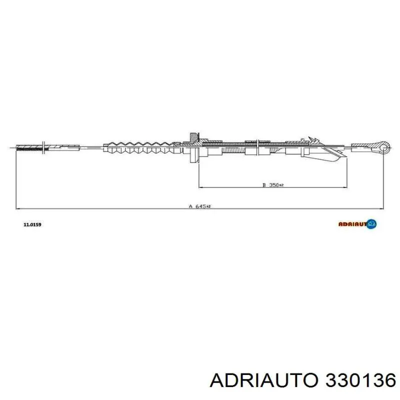 Linka sprzęgła Adriauto 330136 cena, od 12,54 USD