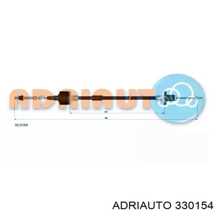 Linka sprzęgła Adriauto 330154 cena, od 11,97 USD