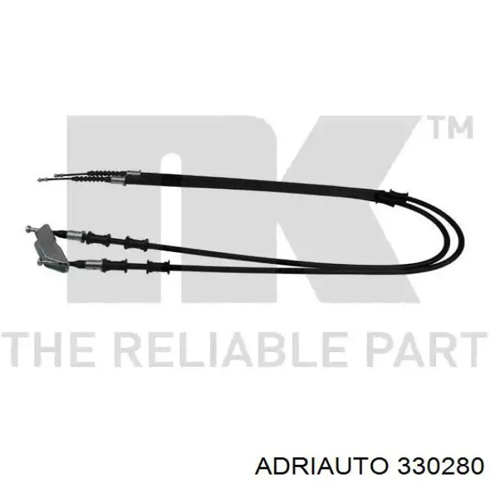 330280 Adriauto Linka hamulca ręcznego tylna prawa/lewa