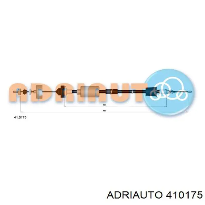 41.0175 Adriauto linka sprzęgła