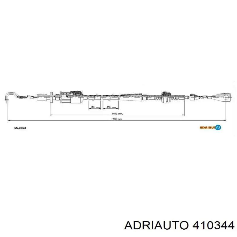 Linka gazu Adriauto 410344 cena, od 12,70 USD