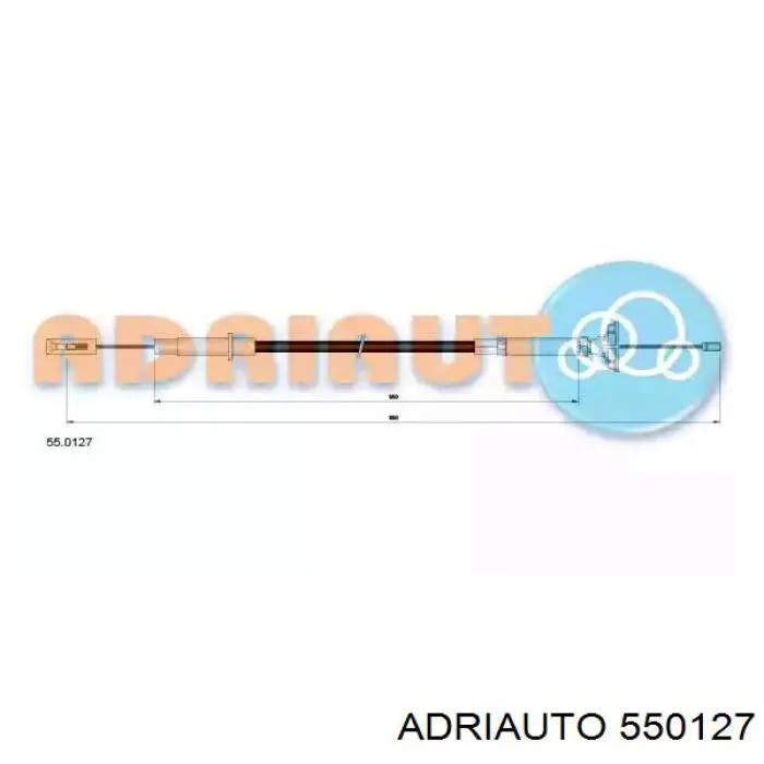550127 Adriauto Linka sprzęgła
