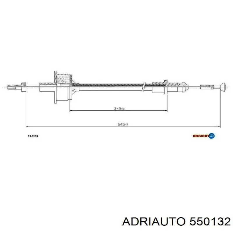 550132 Adriauto Linka sprzęgła