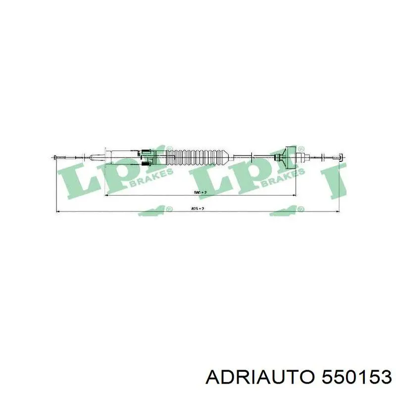 Linka sprzęgła Adriauto 550153 cena, od 25,06 USD