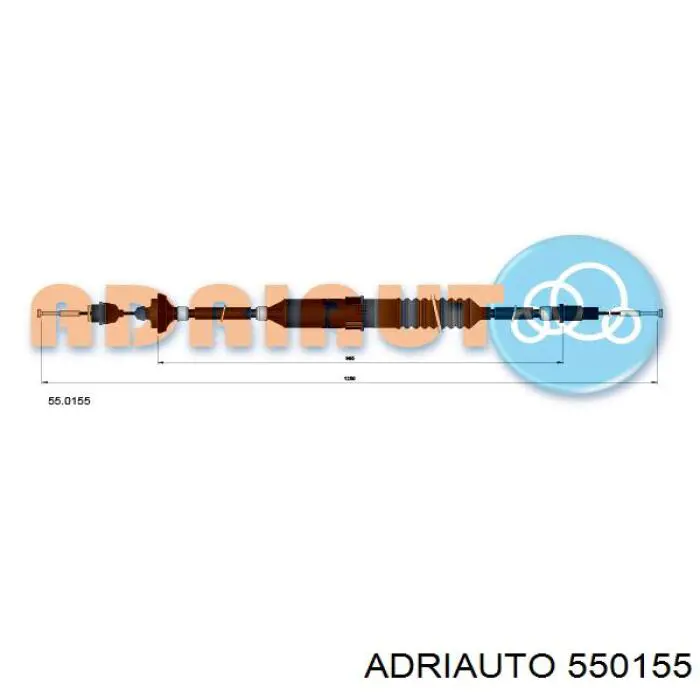 550155 Adriauto Linka sprzęgła