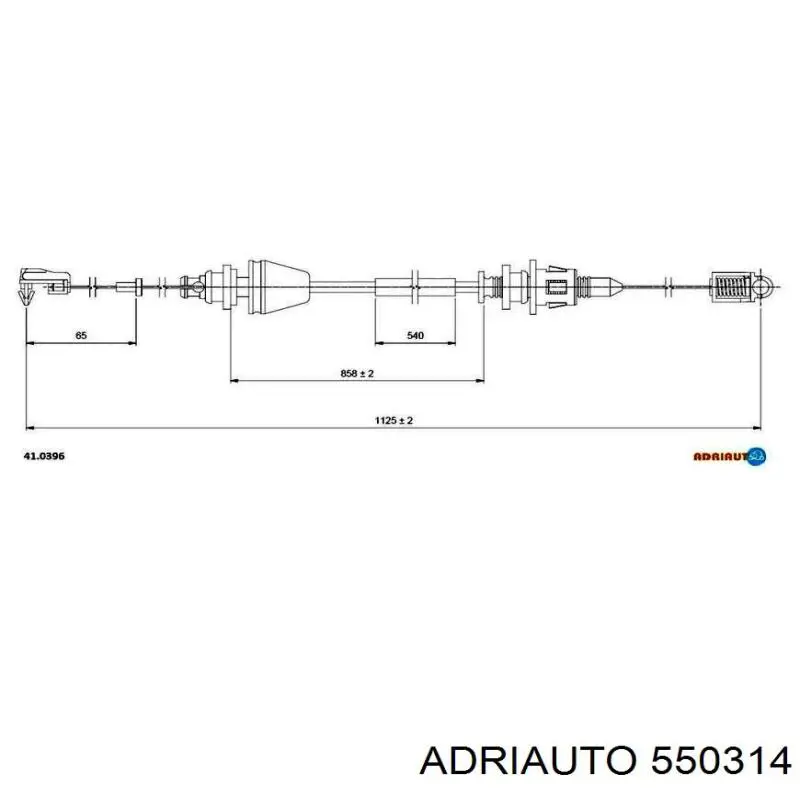 Do koszyka 550314 Adriauto Linka gazu