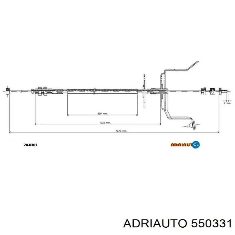 Do koszyka 550331 Adriauto Linka gazu