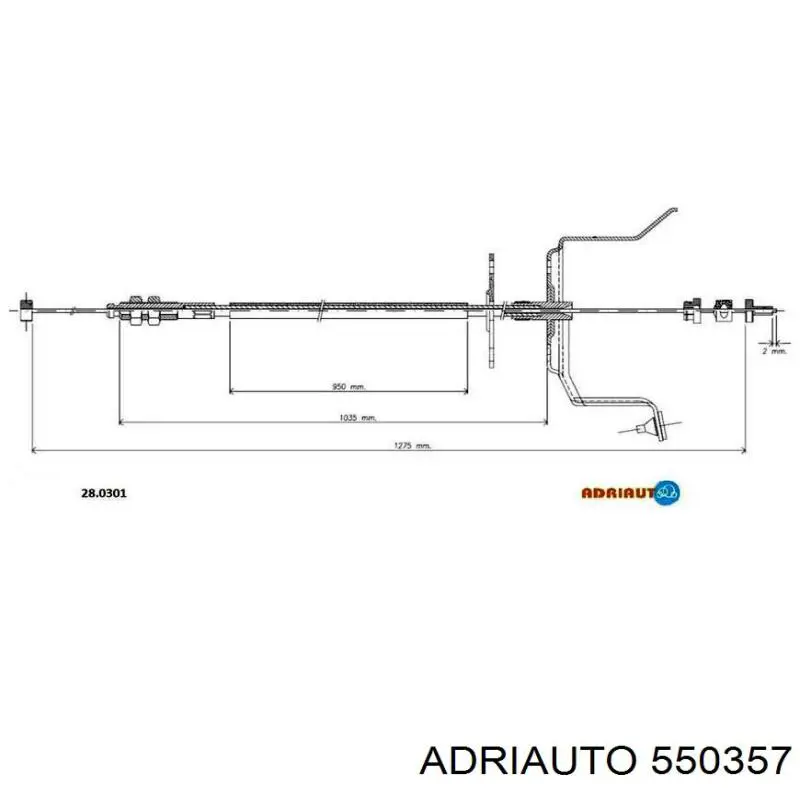 Do koszyka 550357 Adriauto Linka gazu
