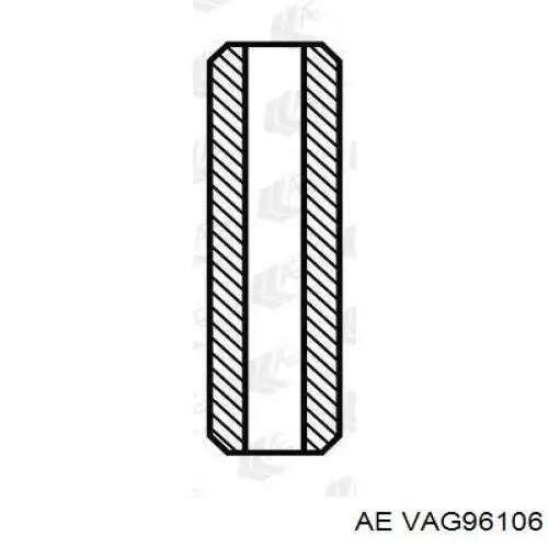 Prowadnica zaworu 8171004 Kolbenschmidt