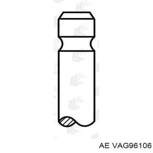 Prowadnica zaworu AE VAG96106 cena, od 5,74 USD