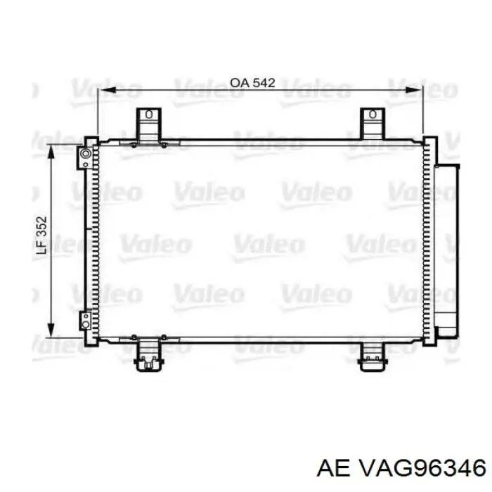 Prowadnica zaworu VAG96346 AE