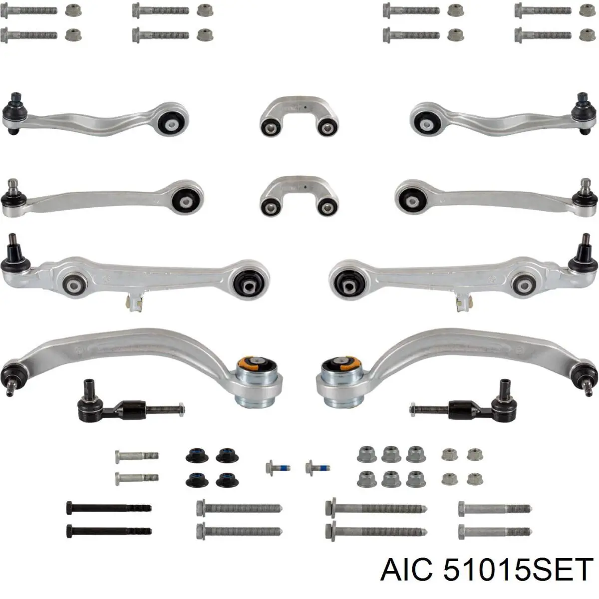 51015SET AIC zestaw wahaczy zawieszenia przedniego