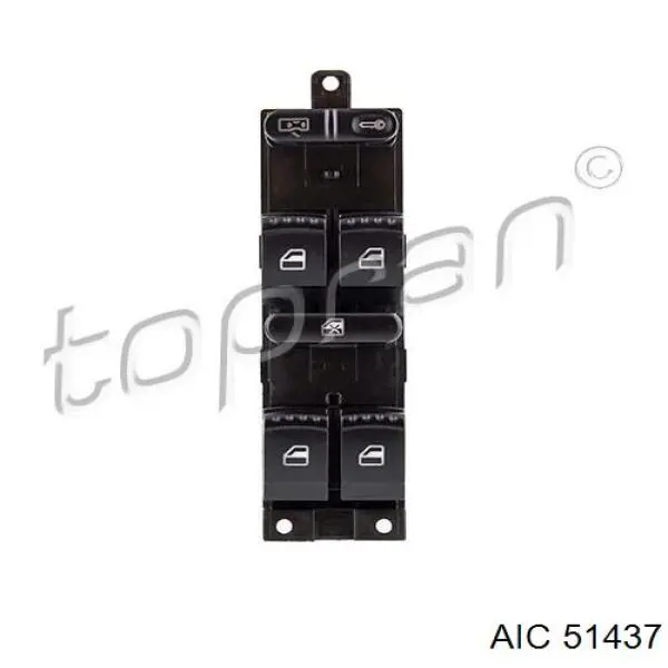 51437 AIC panel przyciskowy sterowania podnośnikiem szyby przedni lewy