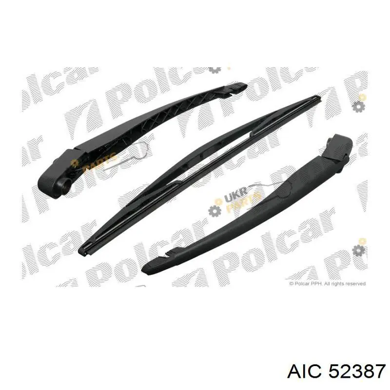 Ramię wycieraczki szyby tylnej AIC 52387 cena, od 12,75 USD