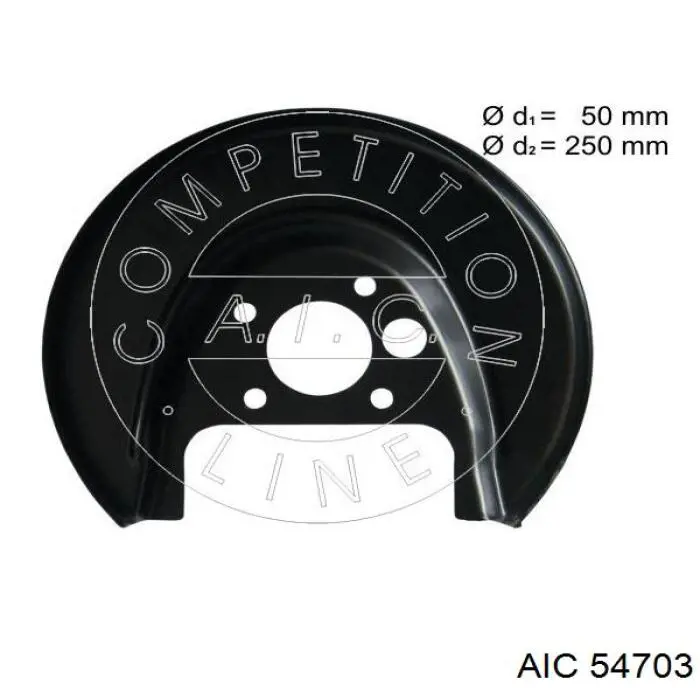 54703 AIC osłona tarczy hamulcowej tylnej lewa