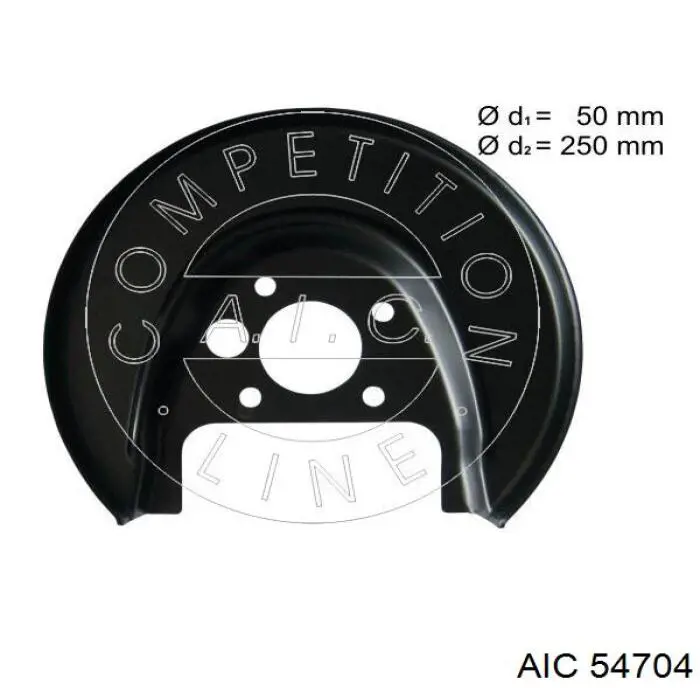 54704 AIC osłona tarczy hamulcowej tylnej prawa