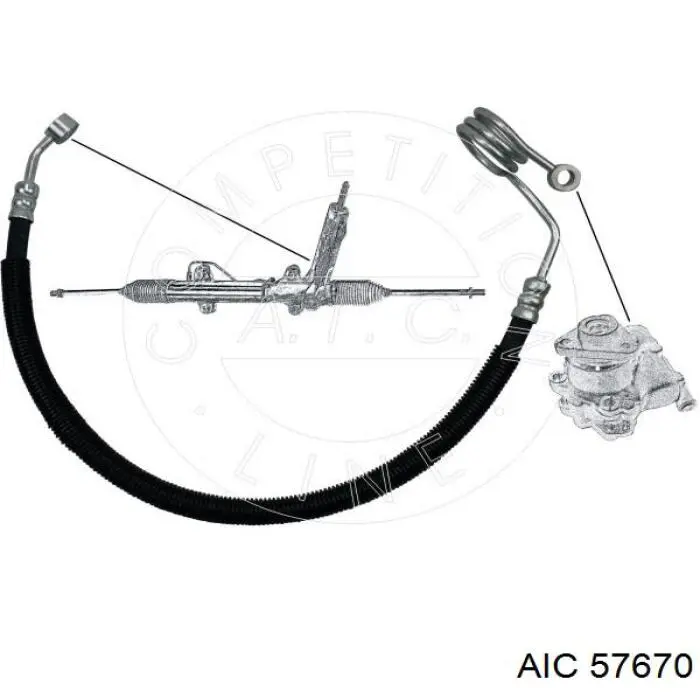 Przewód hydraulicznego układu wspomagania wysokiego ciśnienia, od pompy do maglownicy (mechanizmu) VAG 8D1422893AB cena, od 106,06 USD