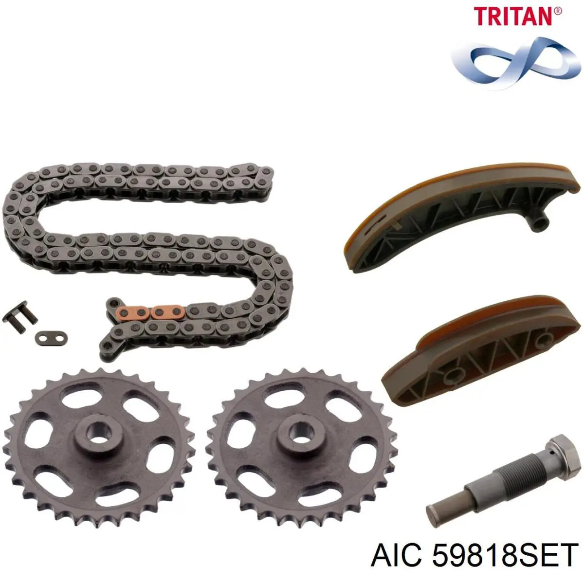 Łańcuch rozrządu, zestaw AIC 59818SET