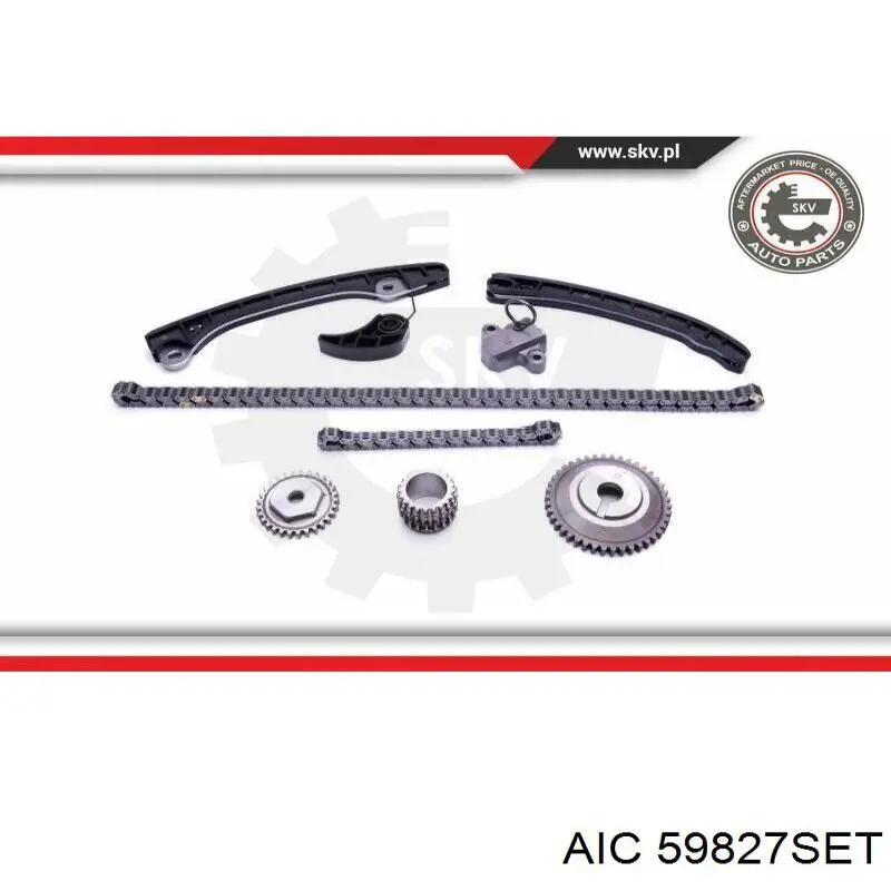 Łańcuch rozrządu, zestaw AIC 59827SET cena, od 153,25 USD