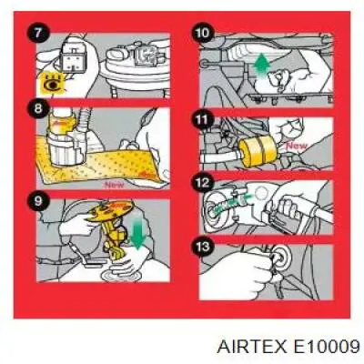 Pompa paliwa główna Airtex E10009 cena, od 46,18 USD