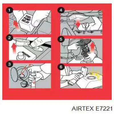 Pompa paliwa elektryczna zanurzeniowa Airtex E7221 cena, od 92,15 USD