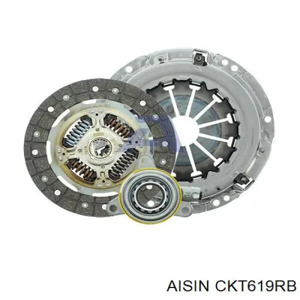 CKT619RB Aisin Zestaw sprzęgła (3 części)