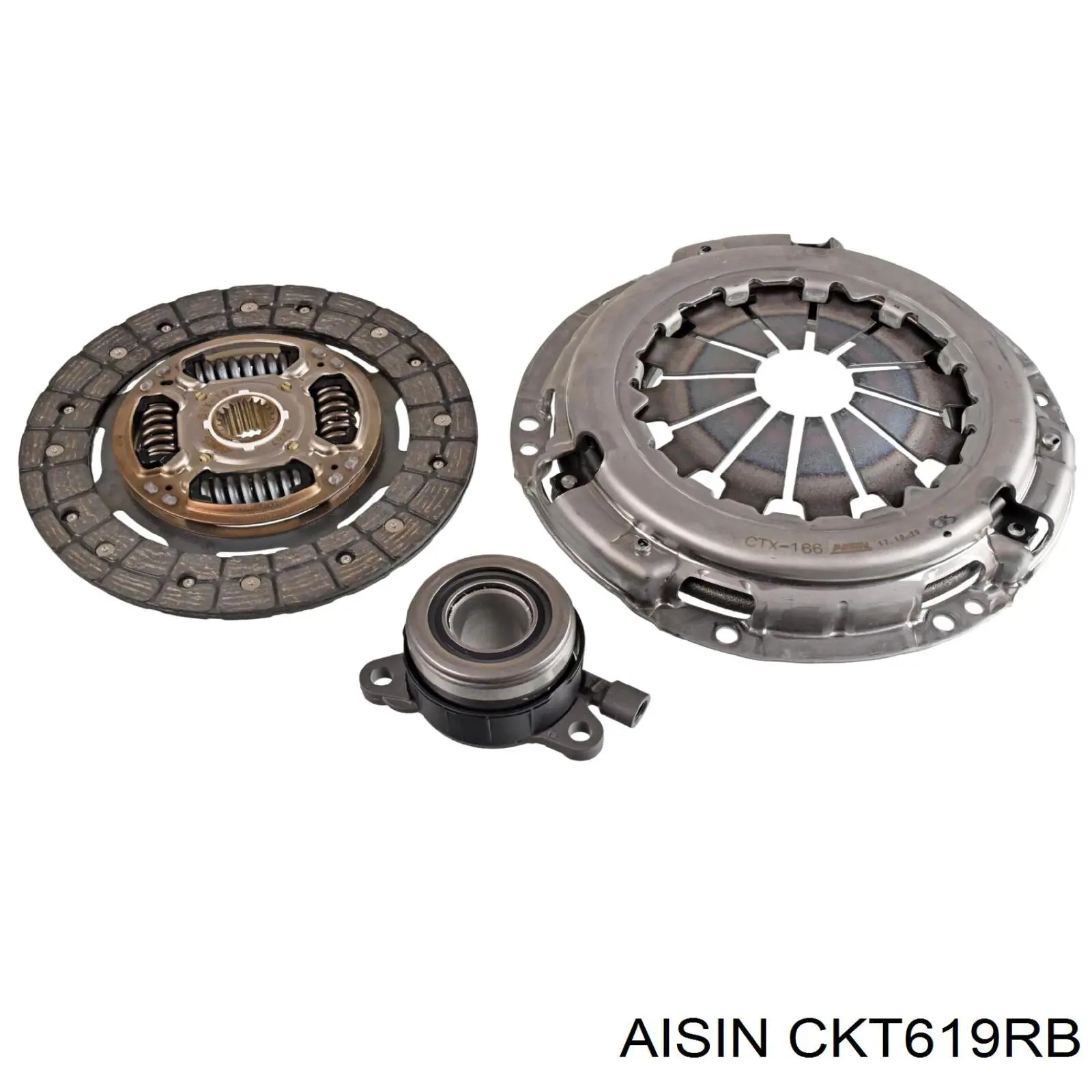 Zestaw sprzęgła (3 części) Aisin CKT619RB cena, od 182,64 USD