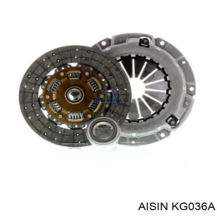 KG036A Aisin Zestaw sprzęgła (3 części)