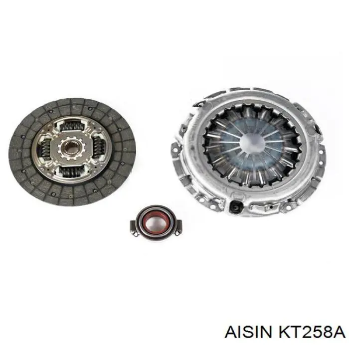 Do koszyka KT258A Aisin Zestaw sprzęgła (3 części)