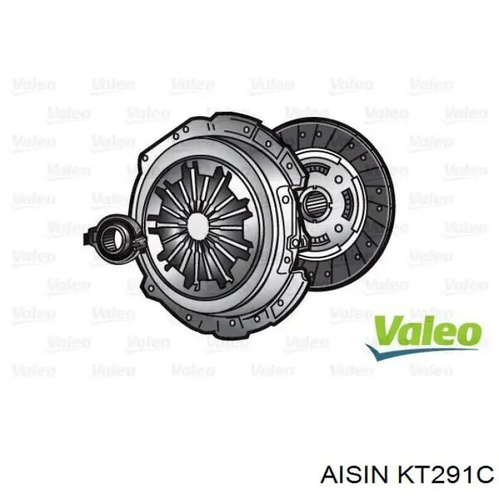 Zestaw sprzęgła (3 części) Aisin KT291C cena, od 283,60 USD