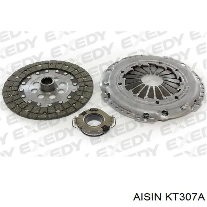 Do koszyka KT307A Aisin Zestaw sprzęgła (3 części)