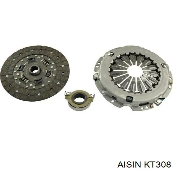 Do koszyka KT308 Aisin Zestaw sprzęgła (3 części)