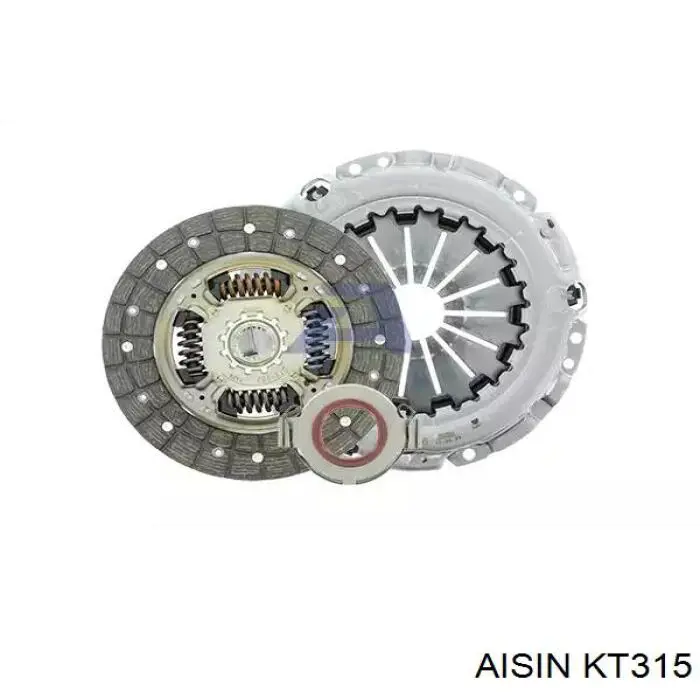 KT315 Aisin Zestaw sprzęgła (3 części)