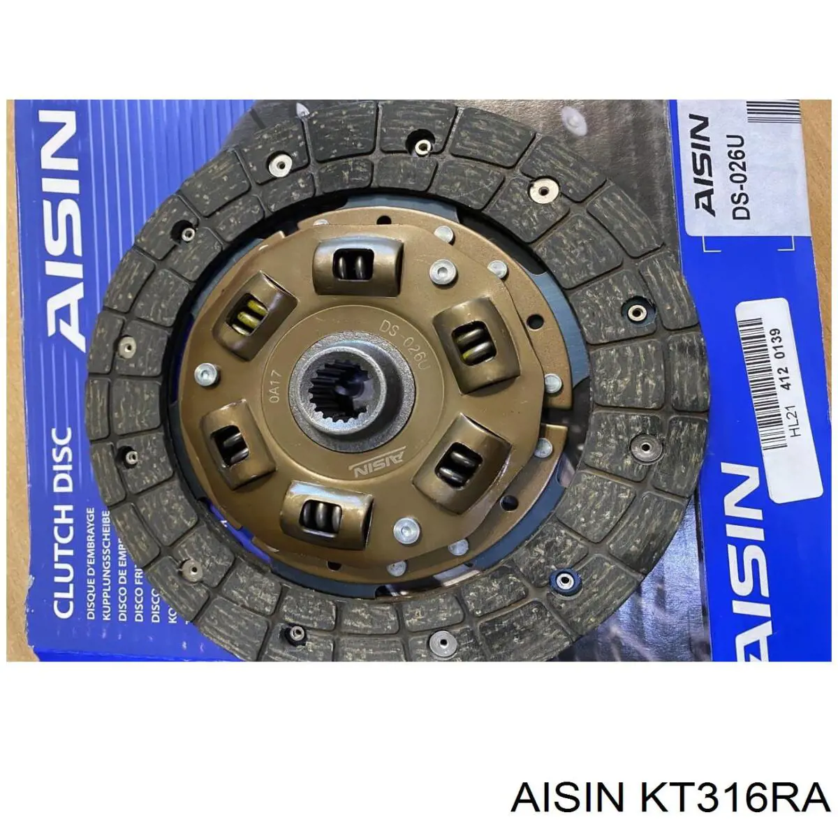 KT316RA Aisin Zestaw sprzęgła (3 części)