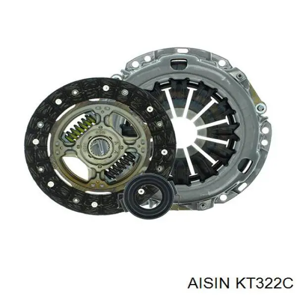 KT322C Aisin Zestaw sprzęgła (3 części)