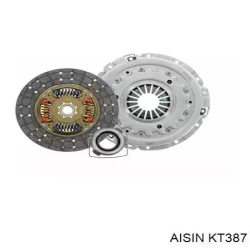 Zestaw sprzęgła (3 części) Aisin KT387 cena, od 267,27 USD
