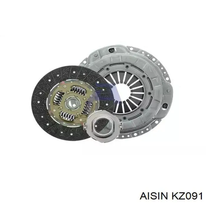 KZ091 Aisin Zestaw sprzęgła (3 części)