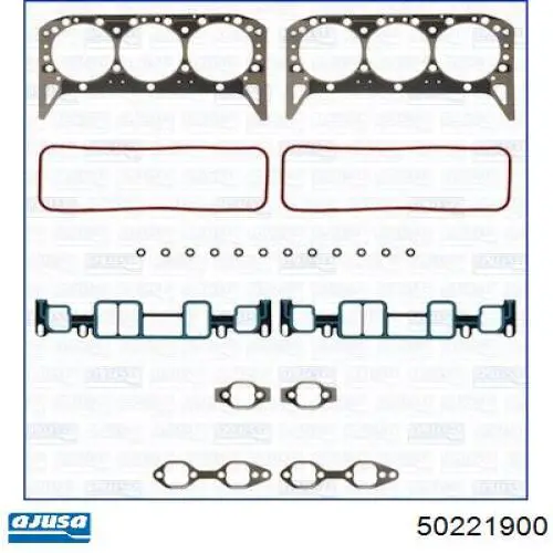 Zestaw uszczelek silnika pełny Chevrolet Blazer S10 SUV (1995 - 2005) cena, od 376,14 USD