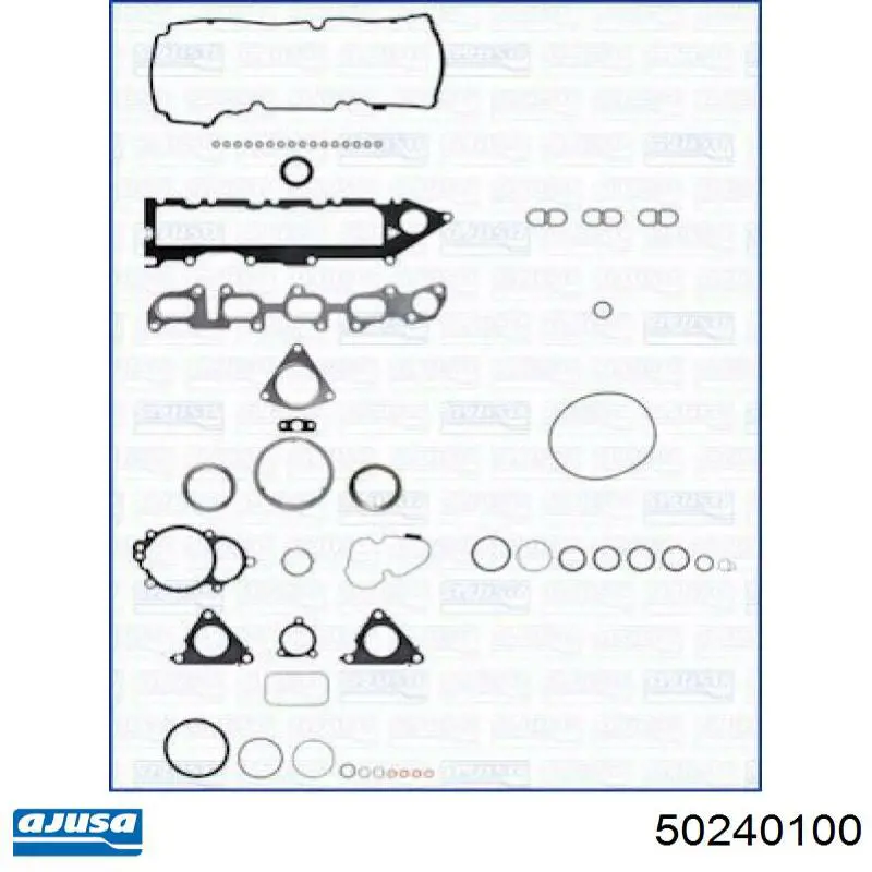 10101BM628 Nissan zestaw uszczelek silnika pełny